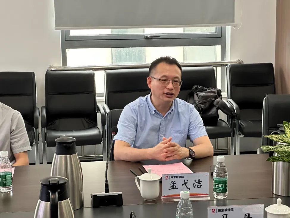 中國復合材料工業協會秘書長孟弋潔率隊前往南京玻纖院標研院交流洽談