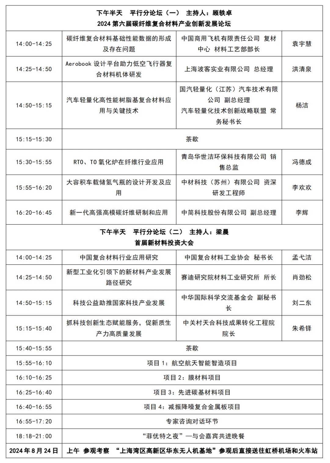 8月23日丨會議日程、參會路線 看這里！